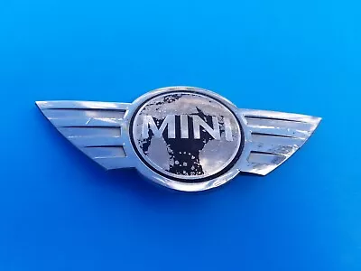 2001-2008 Mini Cooper Front Hood Chrome Emblem Logo Badge Symbol Used Oem (2008) • $26.60