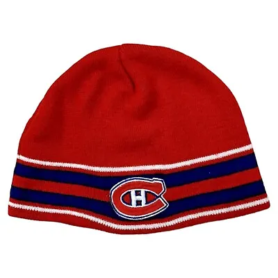 NHL Hockey Montreal Canadiens Winter Beanie Hat Cap Red • $12
