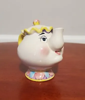 Disney Beauty & The Beast Mrs. Potts Teapot Ceramic Figurine  • $22