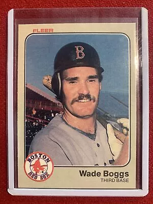 1983 Fleer Wade Boggs RC #179 Boston Red Sox 🔥🔥 • $1