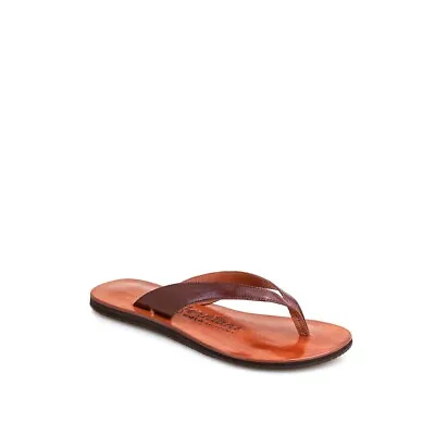 Californians Womens Jane Espresso Leather T-Strap Sandals Size 12 M (6912828) • $53.99