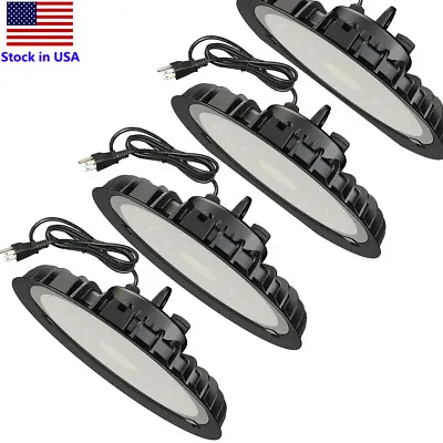 100W UFO LED High Bay Light Shop Lights Warehouse Commercial Lighting Lamp 4Pack • $72.79