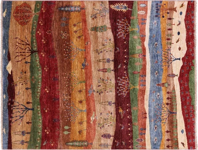$1517 • Buy Gabbeh Tribal Handmade Rug 5' 3  X 6' 10  - Q20649