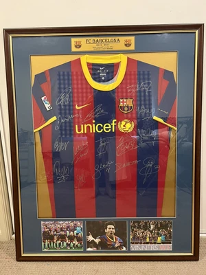 $500 • Buy Barcelona Signed Jersey 2010-2011