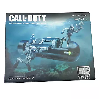 Mega Bloks Call Of Duty SEAL Sub Recon CNG80 Collector Construction Set NEW • $34.95