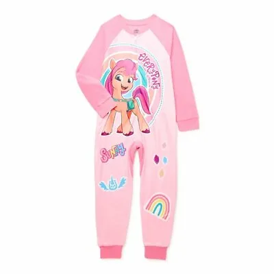 New My Little Pony Girls One-Piece Footless Union Suit Pajamas Sizes 4-12 • $22.95