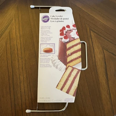 £7.75 • Buy WILTON Cake Leveler Stainless Steel Cutting Wire Level Layer Adjustable New