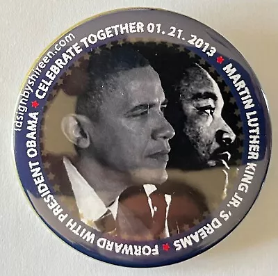 Obama Martin Luther King Button Black Civil Rights Peace Cause Dream Celebrate • $12