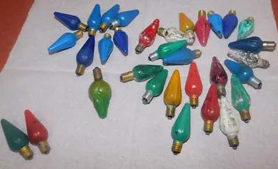 Lot Of 30+ Vintage Mazda Christmas Light Bulbs Works G-E & W • $19.95