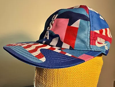 Nike SB X Parra Olympic USA Federation Kit Hat : White/Brave Blue Cap : BNWOT • $59.99