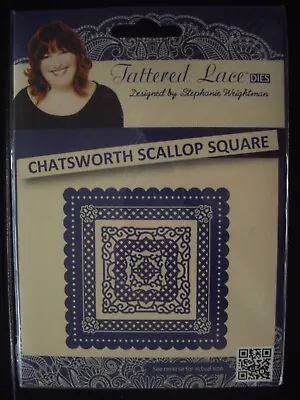 Tattered Lace Die Chatsworth - Multiple Scallop Squares/Frames New • £12.95