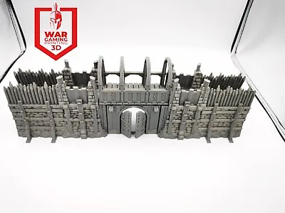 LORD OF THE RING FROST 2 Campain 3d Printed Wargming Terrain CITY WALL GATE • £29.99