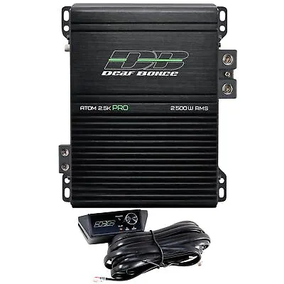 Deaf Bonce Apocalypse 2500W 1 Ohm Class D Monoblock Amplifier ATOM 2.5K PRO • $279.90