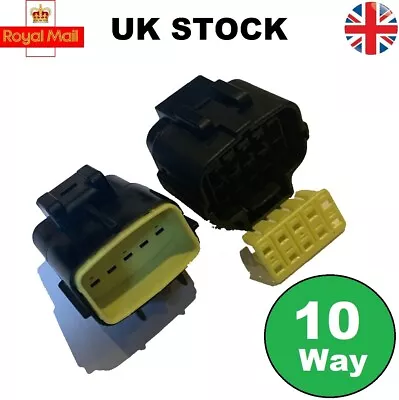 10 Way Econoseal Male & Female Waterproof Multi Connector Plug Kit 10 Pin • £5.78