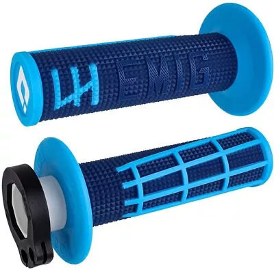 ODI V2 Lock On Blue/Baby Blue  Grips Yamaha YZ WR 125 250 250F 400F 426F 450F • $29.95