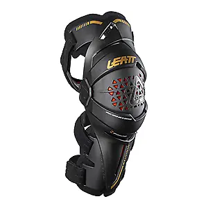 2022 Leatt Z Frame MX Motocross Offroad Race Knee Braces Pair Adults Black • $352.45