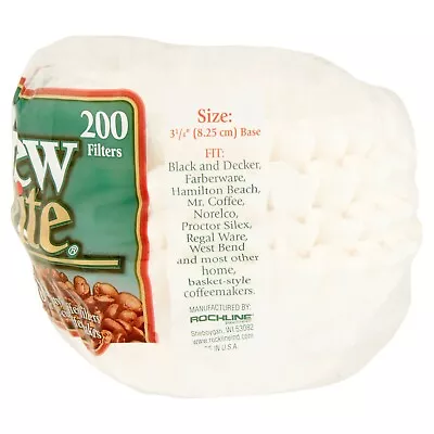 Brew Rite Paper Coffee Filter 200 Pack • $6.50