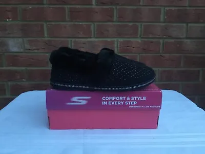 £21.99 • Buy New Black Skechers Slippers Size UK 7 