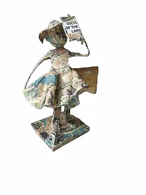 Artist Made In France Petite Statue Subway / Metro Map 8 Inch Tall • $25
