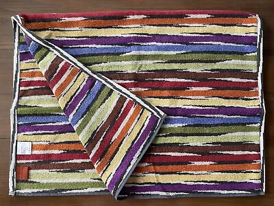 MISSONI HOME SMALL BATH TOWEL JEFF PRINT 60x90 Cm COTTON 24” X 35” NEW! • $55