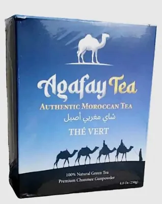 Moroccan Green Tea Gunpowder Chunmee 250g/8.8oz Agafay Tea شاي مغربي رفيع  • $11.99