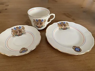 Queen Elizabeth II - June 2nd 1953 - Coronation Commemorative China Tea Set • £15