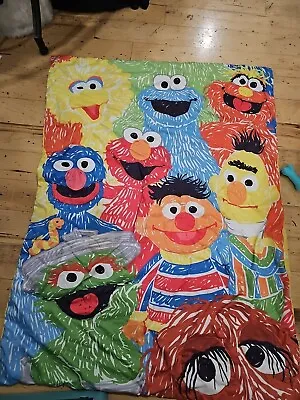 Sesame Street Toddler Bed Quilted Comforter Blanket 42  X 56  • $35