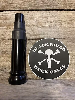 BRYCE DECKER KEYHOLE ARKANSAS CUTDOWN DUCK CALL (PS Olt Style) Plain W Rubber • $95