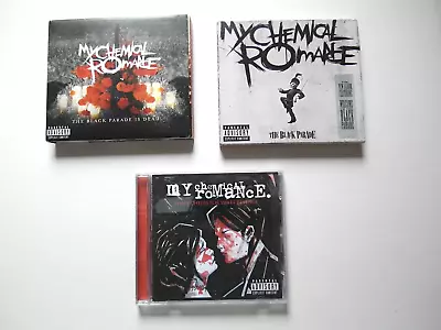 MY CHEMICAL ROMANCE CD Bundle - Black Parade X 2 Three Cheers For Sweet Revenge • £8