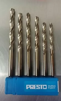 Presto HSCo 8% Cobalt Split Point Jobber Drill Bits 1-13mm • £2.60