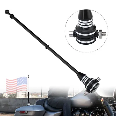 15'' Motorcycle American USA Flag Pole Flagpole Luggage Rack Mount For Harley • $12.99