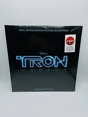 Disney Tron Legacy Daft Punk Soundtrack Transparent Blue Clear Vinyl NEW IN HAND • $45