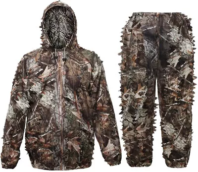 3D Hunting Bionic Ghillie Suit Camo Sniper Birdwatch Clothing For Child And Men • $28.99