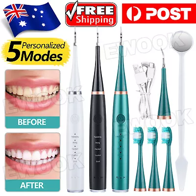 Electric Tooth Cleaner Ultrasonic Dental Scaler Tartar Plaque Calculus Remover • $13.85