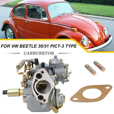 Carburetor For VW Volkswagen Beetle 30/31 PICT-3 Type 1&2 Bug Bus Ghia W/ Gasket • $57.99