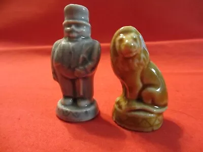 LOT Wade Figurines Circus Ringmaster And Lion Set Of Two Pieces • $12.95