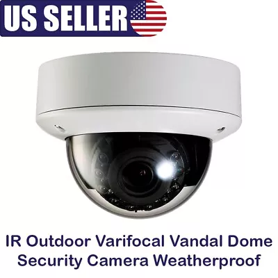 Analog Outdoor IR Dome Security Camera 700TVL Varifocal Vandal Dome CNB V195-0VR • $119.99