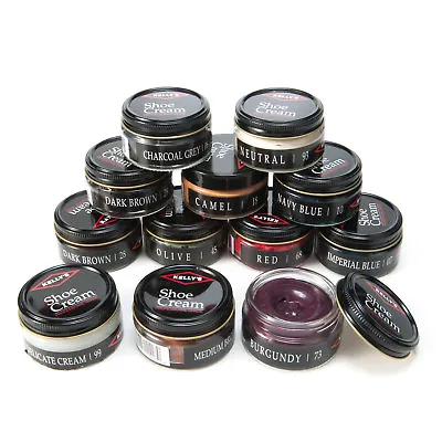 Kelly's Shoe & Boot Leather Cream Polish By Fiebing's ALL COLORS • $8.95
