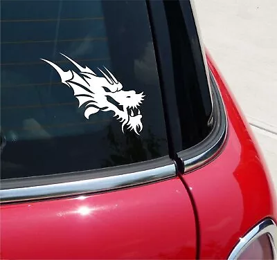 Dragon Head Medieval Chinese Graphic Decal Sticker Art Car Wall Decor • $4.38