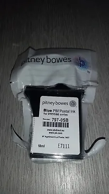 £24.95 • Buy Pitney Bowes Blue Ink 797-0sb - K700, Dm50, Dm55, Dm60 - New, Original & Sealed