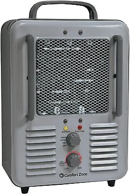 Comfort Zone (#CZ798) Utility Milkhouse Portable Heater Grey 15  • $32.61