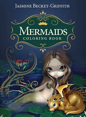 £11.95 • Buy Mermaids Coloring Book Jasmine Becket-Griffith 9781925538236