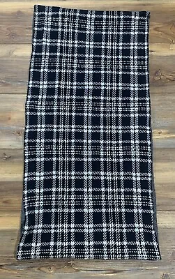 Cabi Infinity Scarf Black And White Plaid Very Gently Worn • $12