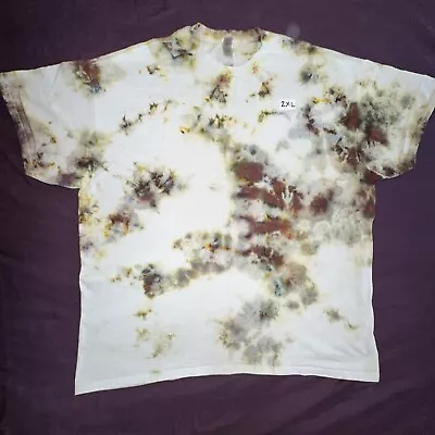 2XL Scrunch Ice Dye Hand Tie Dye  Cotton T-shirt • £10