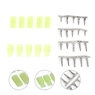 5 Pairs Male Female Green Mini Tamiya Plug Unwired Connector Airsoft RC NiMH • £3.77