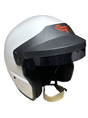 G-FORCE GF-1 Racing Helmet SNELL SA2015 Small Open Face White • $125