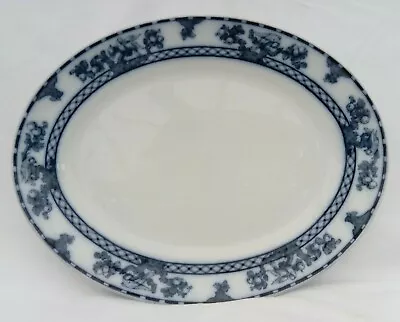 Pretty Antique Blue & White Losol Ware Meat Platter By Beverley Keeling & Co. • £12.99