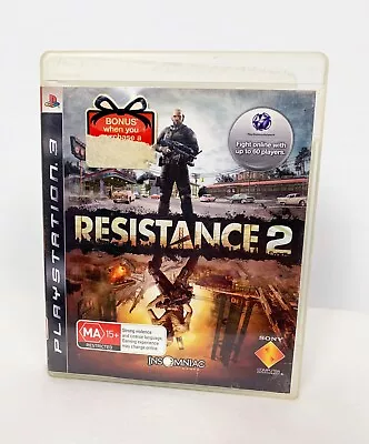Sony Playstation 3 Resistance 2 Game R4 PAL AU/NZ • $9.95