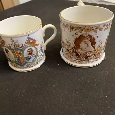 Queen Victoria 'Longest Reign' Mug 1896 William Whiteley Aynsley + 1911  Mug • £20