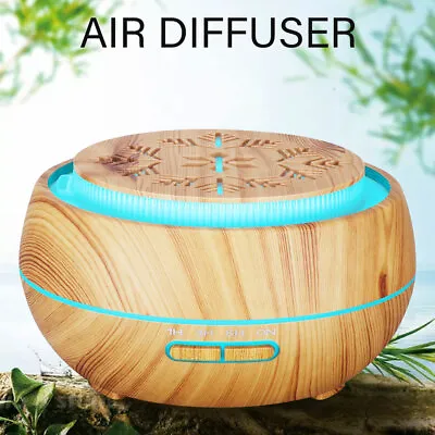 $24.80 • Buy LED Aroma Aromatherapy Diffuser Essential Oil Ultrasonic Air Humidifier Purifier